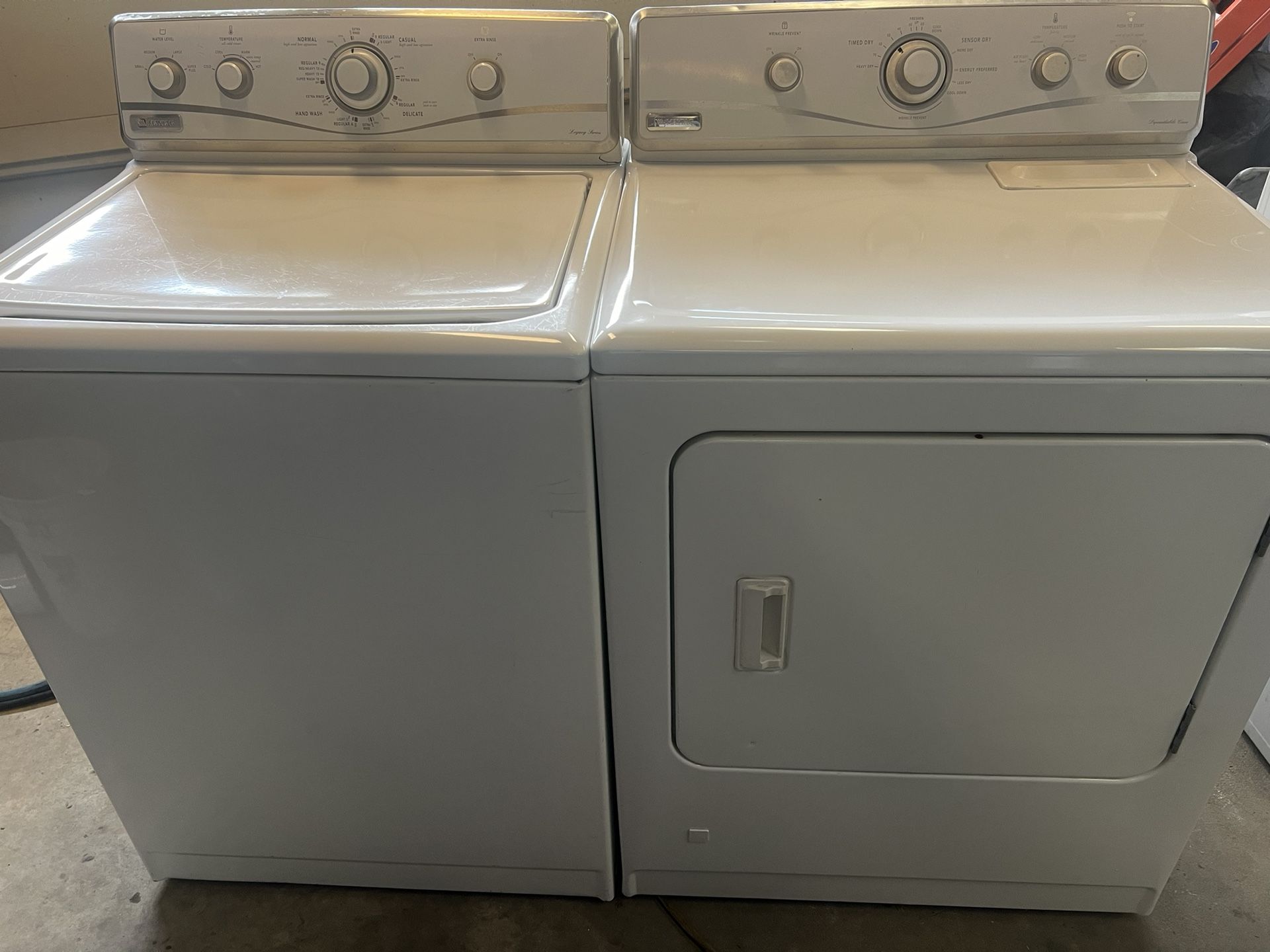 Juego De Lavadora Y Secadora Maytag Heavy Duty Tina Grande
