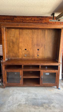 Wood Entertainment Center
