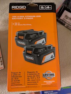 Rigid Batteries 2 Pack