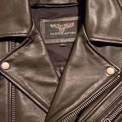 Wilson Leather Motorcyle Jacket 