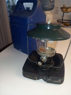 Coleman camping lantern