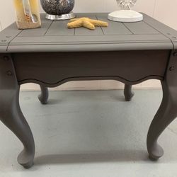 Elephant Gray End Table