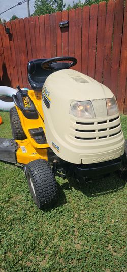 Cub Cadet LT. 19hp 42" deck Runs great!  Asking $650.00/obo
