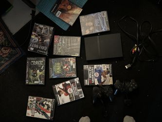 Ps2 With 9 Games 2 Controllers  And RCA Jacks Make Offer