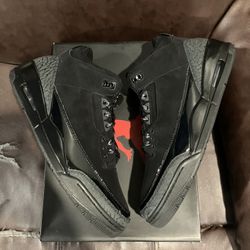 Nike Air Jordan 3 Retro Black Cat Size 10