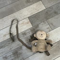 Kids backpack monkey leash