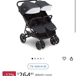 Jeep Double Stroller Brand New 