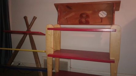 3 Baseball Shelves