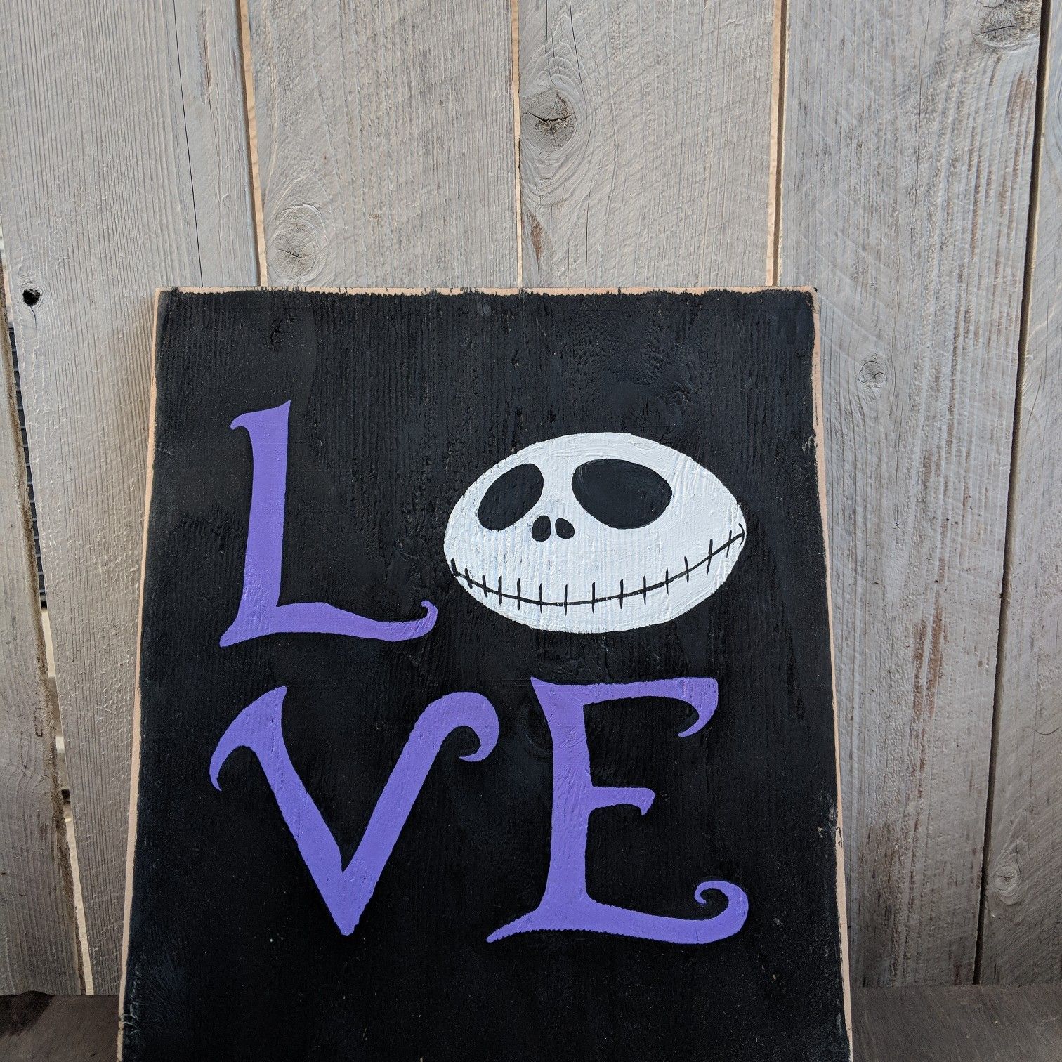 Tim Burton inspired Nightmare Before Christmas paintings