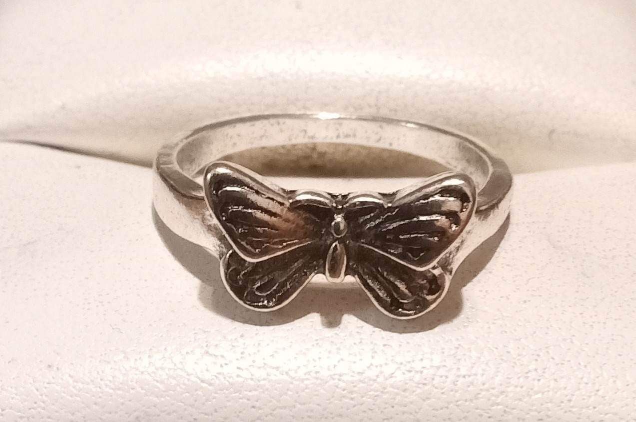 New Stainless Steel Butterfly Ring 