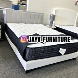 New Queen Bed Frame And Mattress 