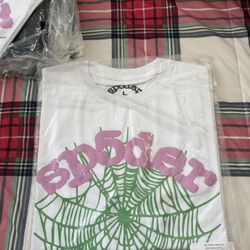 Sp5der Tee Shirt OG Pink L