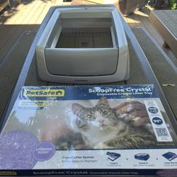 Pet Safe Scoop Free Crystal Disposable Litter Box 