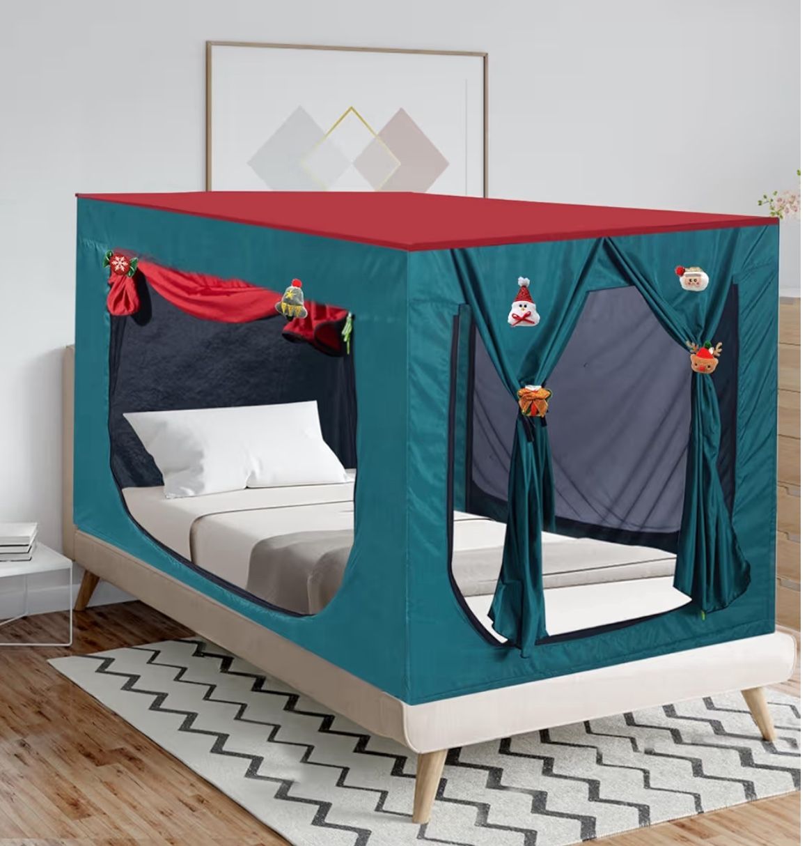 Christmas Themed Bed Tent