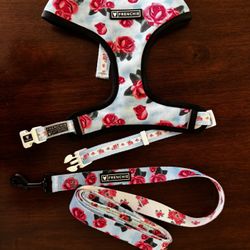 Reversible Harness & Matching Leash  