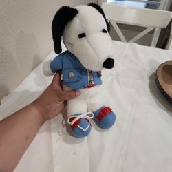 Vintage Dress Me Snoopy Plush