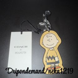 Coach X Peanuts Charlie Brown Bag Charm