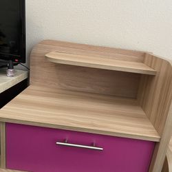 2 Pink Dressers/Nightstands
