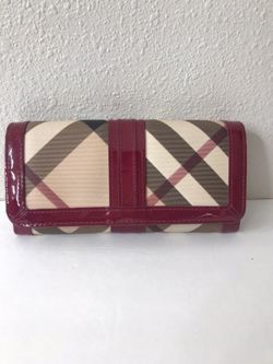 Burberry Super Nova Check Wallet