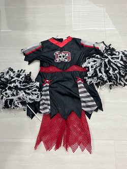 Girls Halloween cheerleader costume