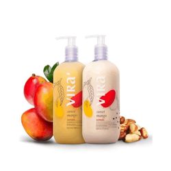 Vira Brazilian Shampoo and Conditioner Set, Paraben-Free, Deep Moisturizing Treatment, Hair Recovery, Refreshing Action, Ginger Love & Clean Beauty, 1