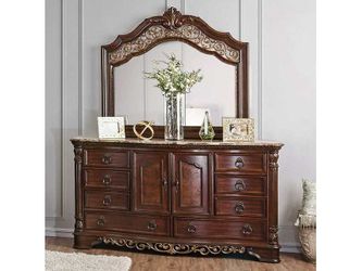 Menodora Brown Cherry Dresser