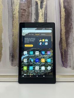 Amazon Fire HD 8 8th Gen 8” Black Tablet 16GB - $25