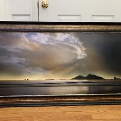 55x31 Inch Framed Canvas Print