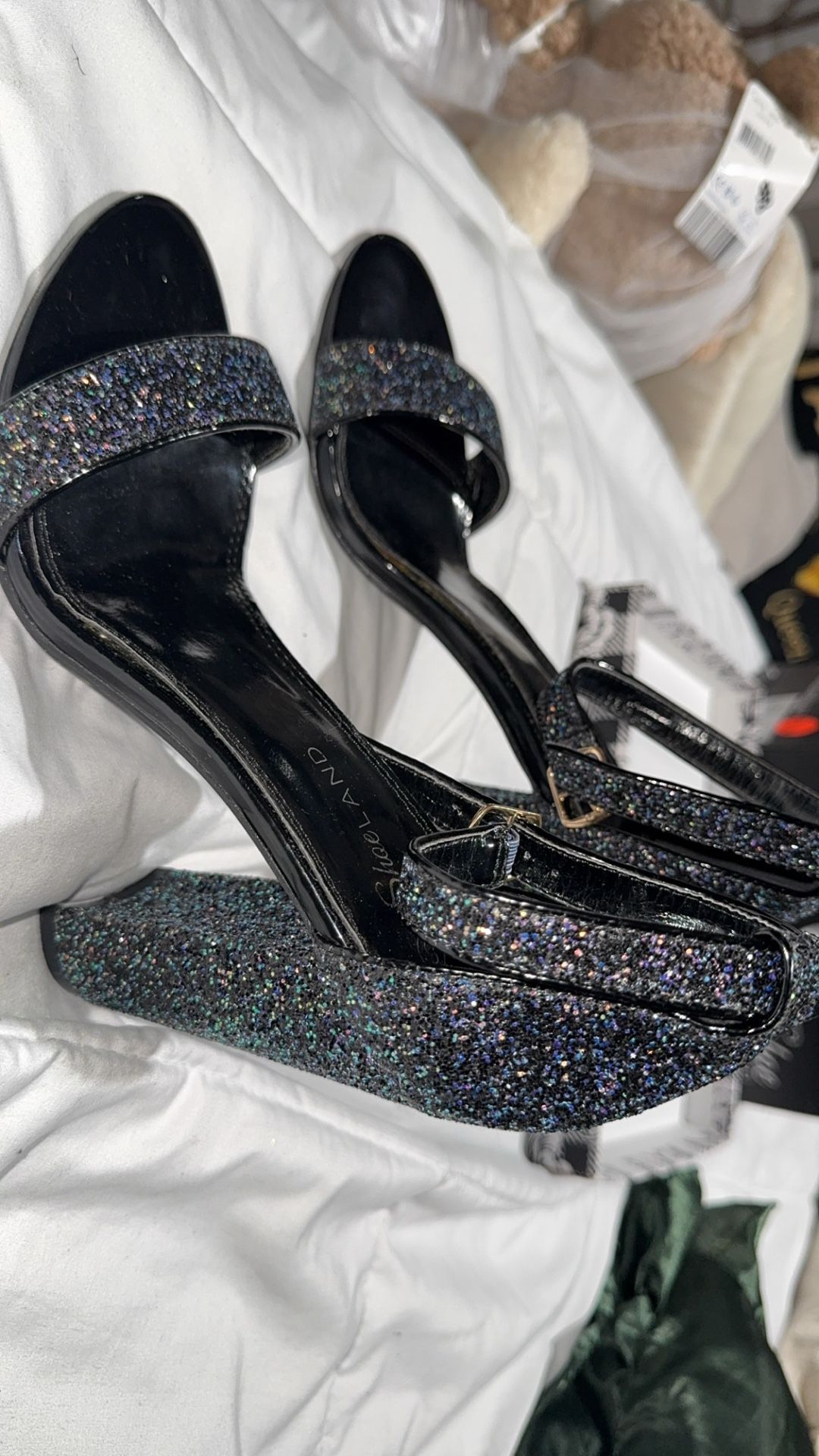Black Heels Size 8 - New