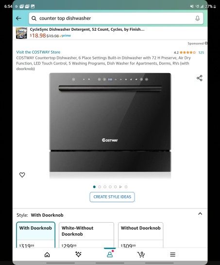 GE Counter TOP Dishwasher
