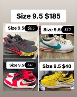 Kobe’s Nikes sizes 9.5 all for $185