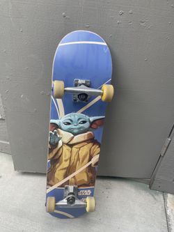 Element x Star Wars Mandalorian Baby Yoda Limited Skateboard $70