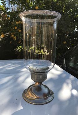 Beautiful glass candle holder made in India