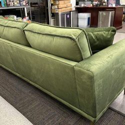 Moss Green 💚 Navy Blue 💙 Sofa And Loveseat Living Room Set | Brand New Couch Set 