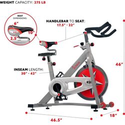 Sunny Health & Fitness Pro Cycling Stationary Bike