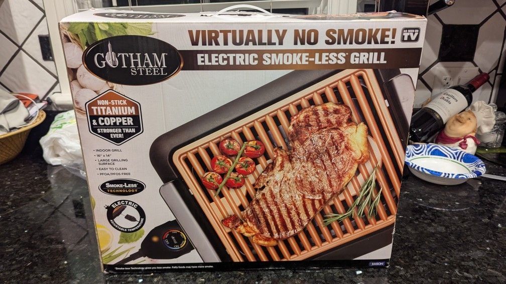 Electric Smoke-Less Grill (Gotham Steel)