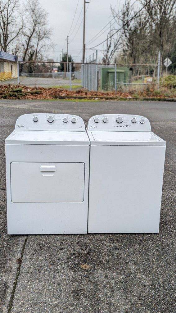 Whirlpool Washer And Electric Dryer. Works Perfect. 30 Days Warranty.