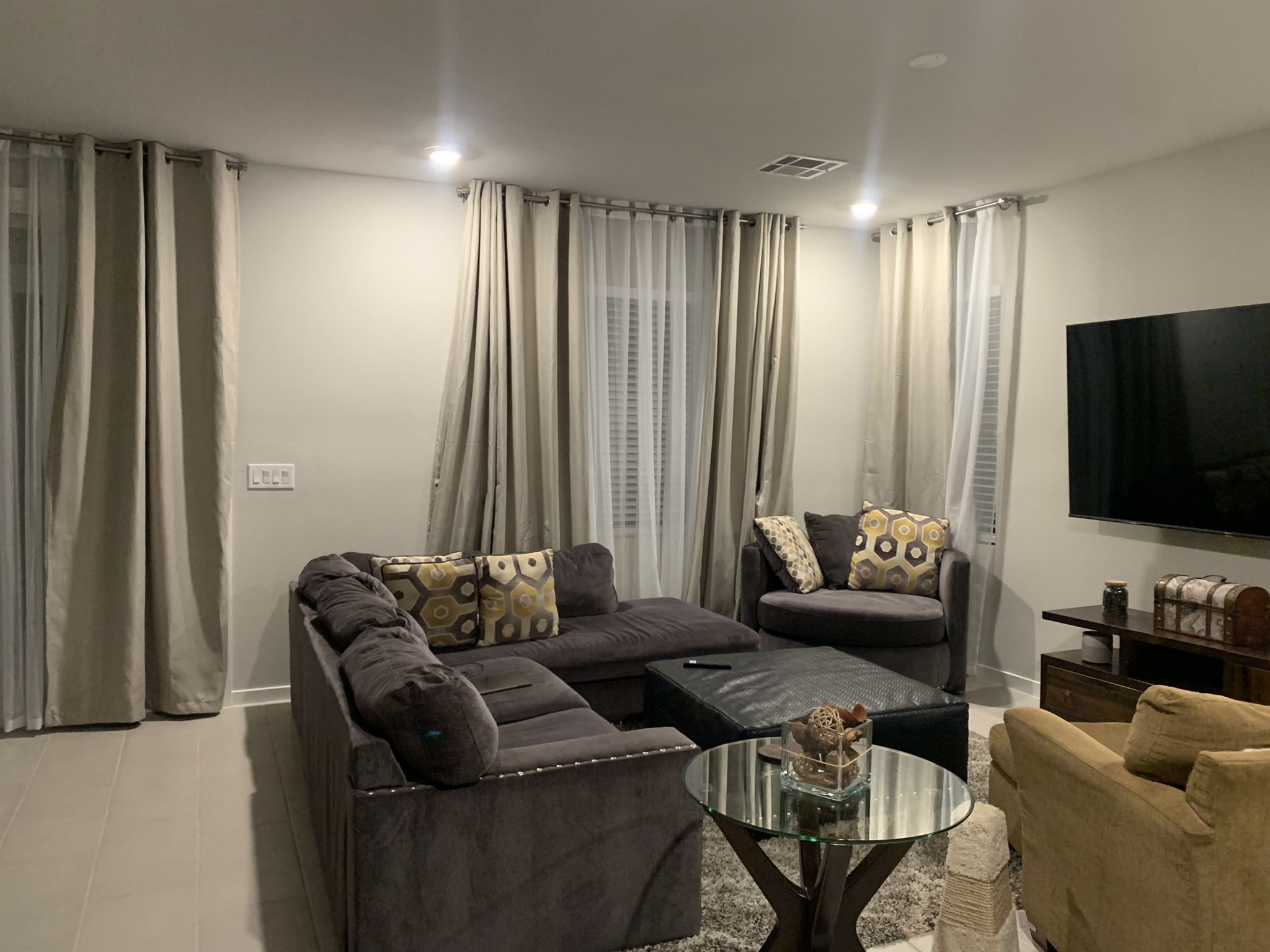 Plush Living Room Set