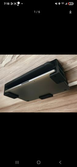 Under desk laptop holder