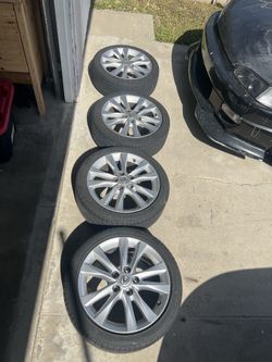 Lexus ES300 17" V Spoke Wheels 06-13 OEM SD21J 7" IS46 5 x 114.3