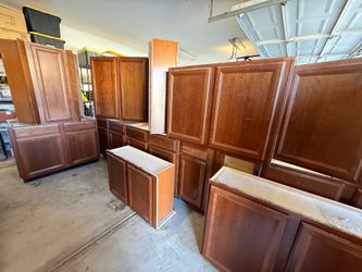 Full maple kitchen cabinets for sale