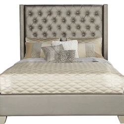 Paris Silver Queen Upholstered Bedroom