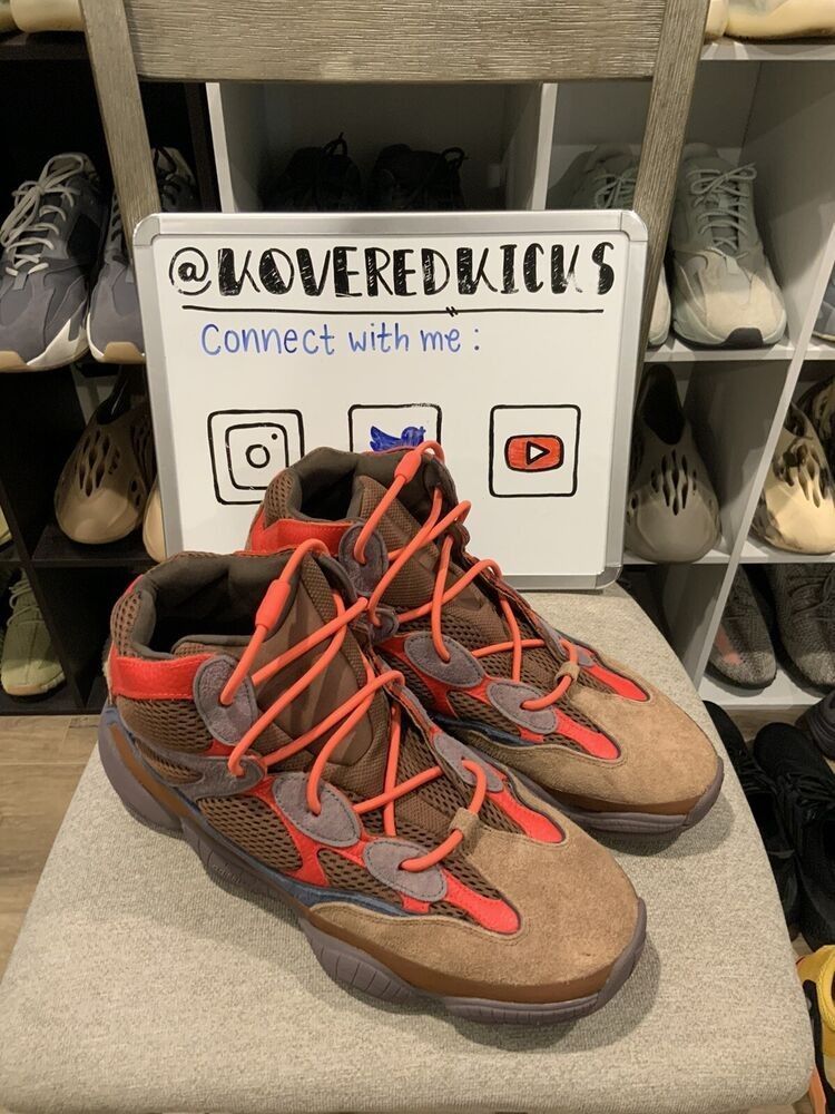 Adidas Yeezy 500 High Sumac Size 15 CLEAN IN BOX! SHIP ONLY!!