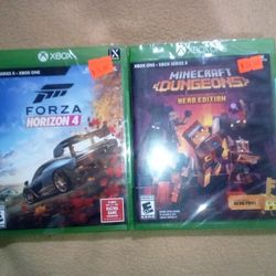 Brand New Xbox One Series X Minecraft Dungeons Hero Edition Forza Horizon 4