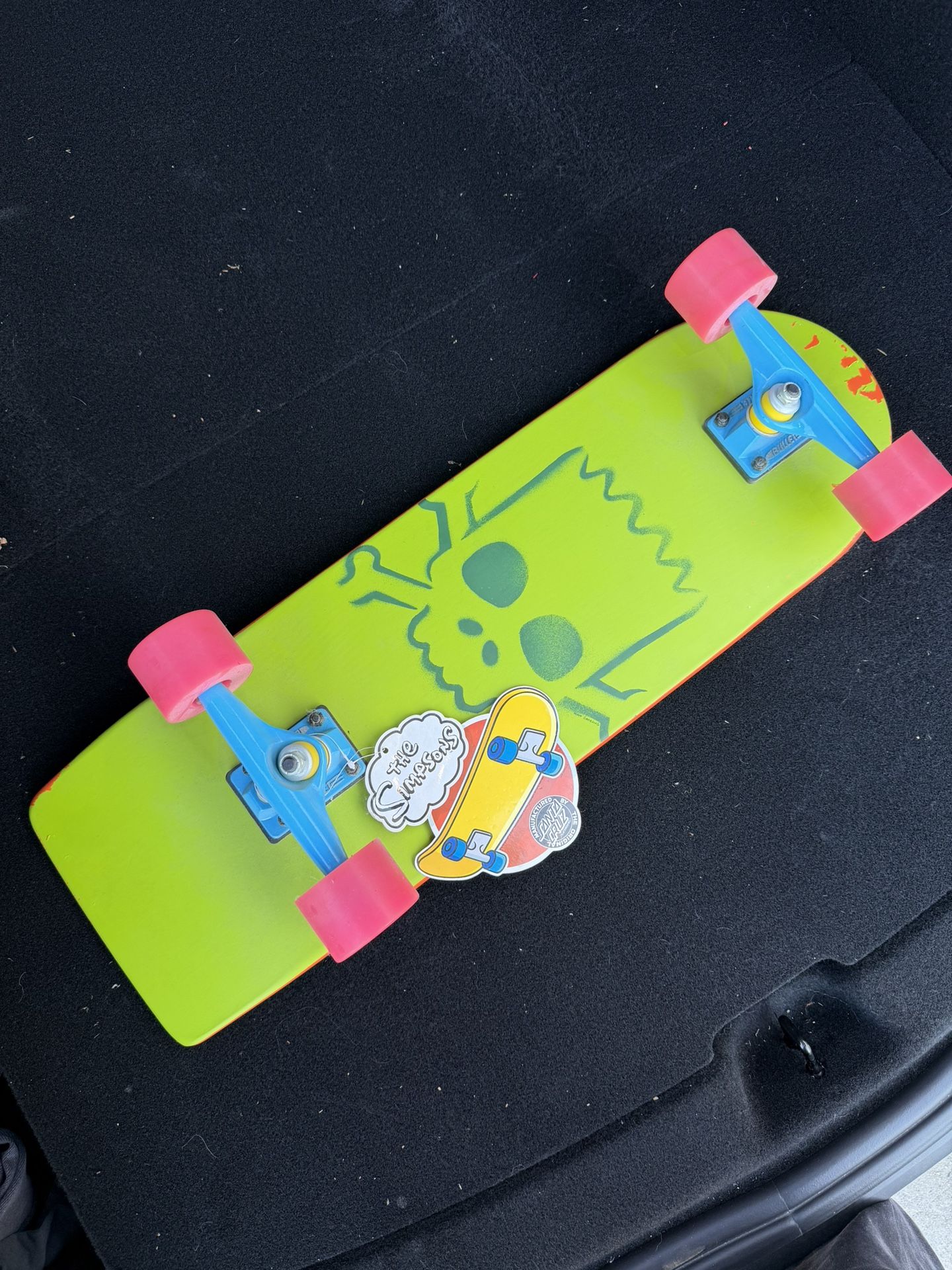 bart simpson santa cruz skateboard 2012 new