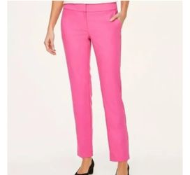LOFT Cropped pink Pants Size 6 Never Worn