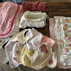 Burp Cloths/ Baby Bibs