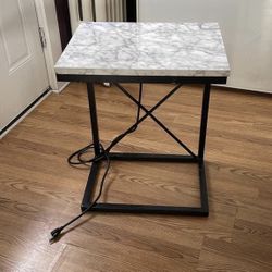 End Table With USB Port