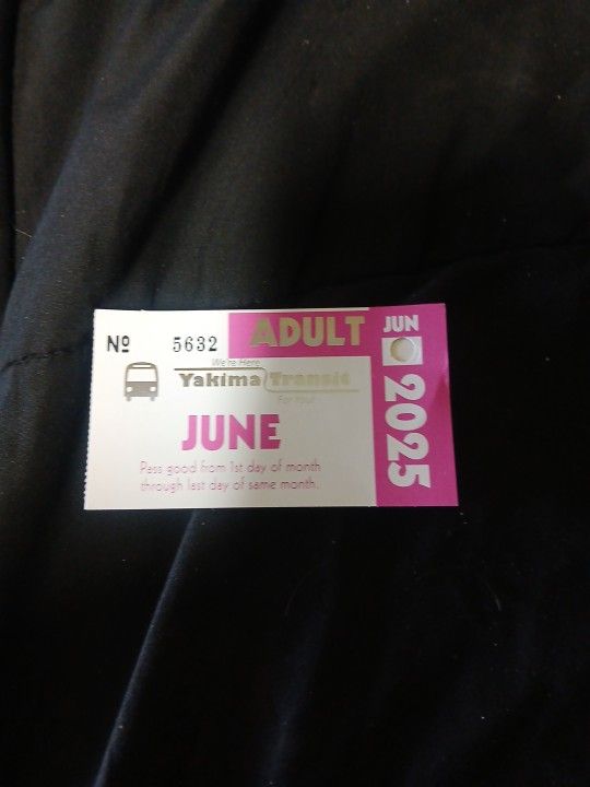 June's Bus Pass