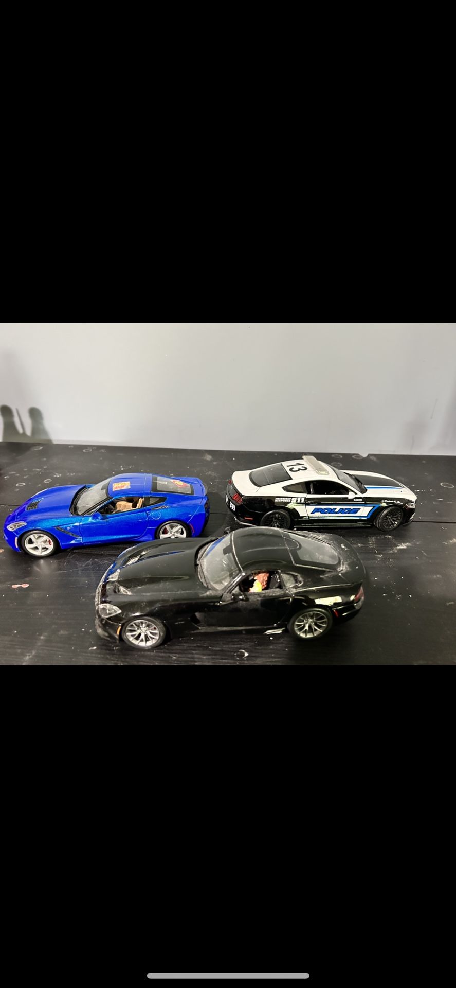 9” Diecast Metal Cars